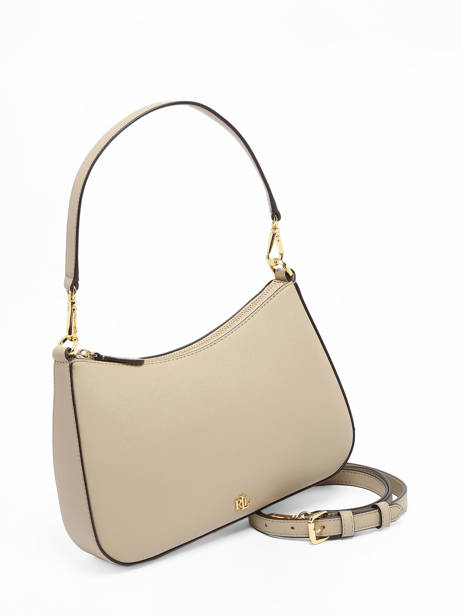 Sac Porté épaule Danni 26 Cuir Lauren ralph lauren Beige danni 31883768 vue secondaire 2