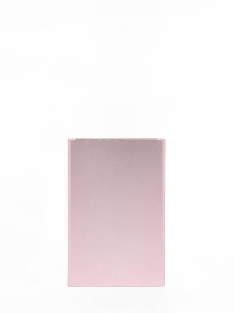 Porte-cartes Cuir Ogon Rose matte MAT vue secondaire 2