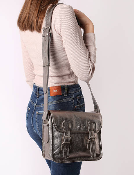 Lasacoche S Cuir Paul marius Argent vintage S vue secondaire 1