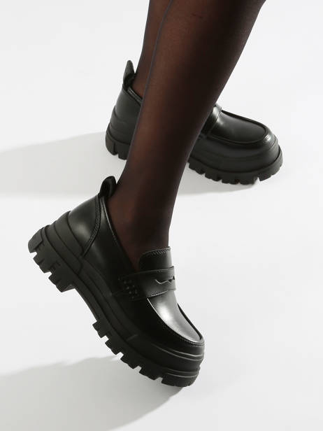 Mocassins Aspha Buffalo Noir women 1622104 vue secondaire 2