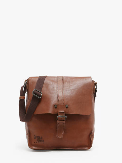 Sac Bandoulière Basilic pepper Marron traveler BTRA04 vue secondaire 1