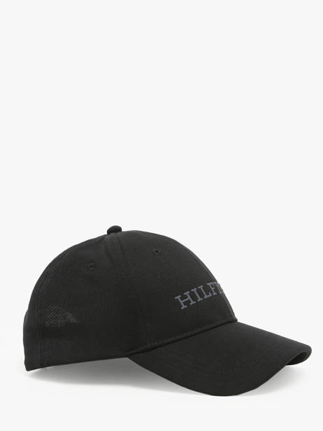 Casquette Tommy hilfiger Noir th monotype AM12591 vue secondaire 1