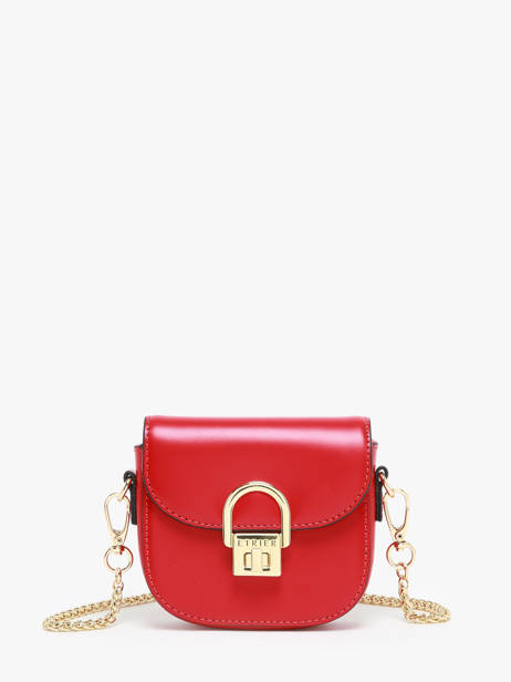 Sac Bandoulière Xs Altair Cuir Etrier Rouge altair EALA081X