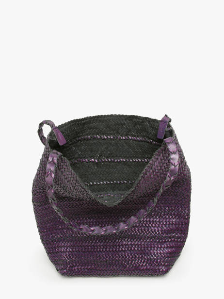 Sac Porté épaule Heritage Cuir Biba Violet heritage RUB1L vue secondaire 3
