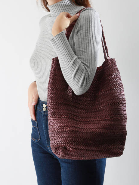 Sac Porté épaule Heritage Cuir Biba Violet heritage RUB1L vue secondaire 1