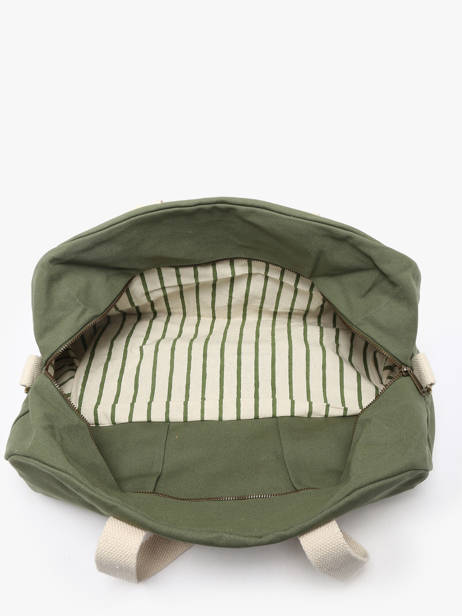 Sac Porté épaule Charlie Coton Hindbag Vert best seller CHARLIE vue secondaire 3