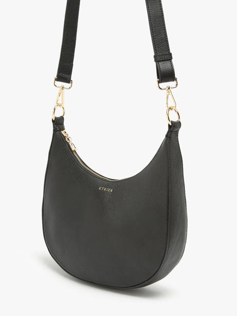 Sac Bandoulière M Tradition Cuir Etrier Noir tradition ETRA102M vue secondaire 2