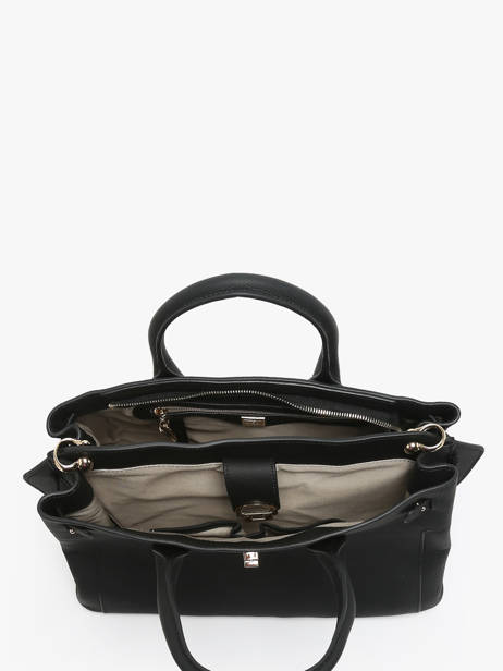 Sac Porté Main M Equestre Cuir Etrier Noir equestre EEQT142M vue secondaire 3