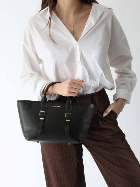 Sac Porté Main Moore Cuir Michael kors Noir moore R5G9OS1L vue secondaire 1