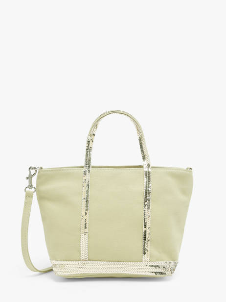 Sac Bandoulière Baby Cabas Paillettes Vanessa bruno Vert cabas 1V40410