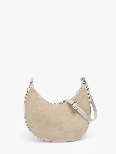 Sac Porté épaule Velvet Caviar Cuir Milano Beige velvet caviar VC24119 vue secondaire 4