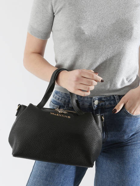 Sac Porté Main Blossom Re Valentino Noir blossom re VBS8P205 vue secondaire 1