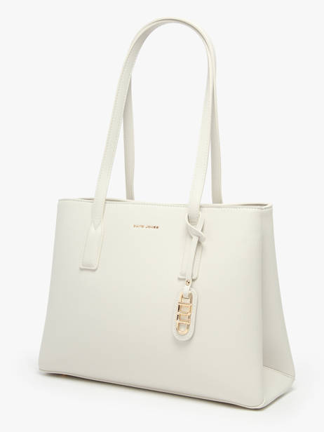 Sac Porté épaule Saffiano David jones Beige saffiano CM7468 vue secondaire 2