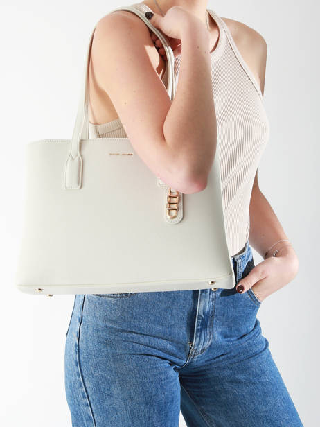 Sac Porté épaule Saffiano David jones Beige saffiano CM7468 vue secondaire 1