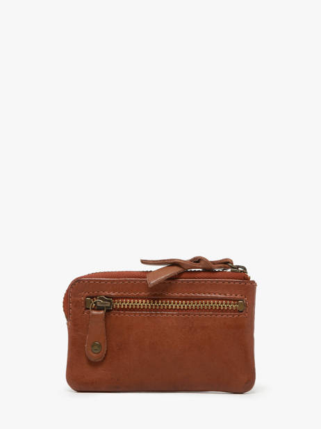 Porte-monnaie Cuir Biba Marron heritage KA13 vue secondaire 2