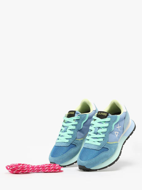 Sneakers Ally Color Explosion Sun68 Bleu women Z35204 vue secondaire 3