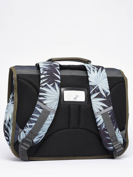 Cartable 3 Compartiments Cameleon Gris vintage urban PBVBCA41 vue secondaire 5