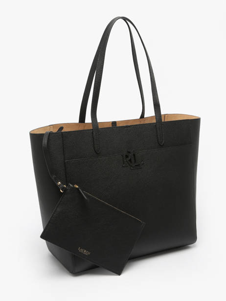 Sac Porté épaule Cameryn Cuir Lauren ralph lauren Noir cameryn 31960183 vue secondaire 2