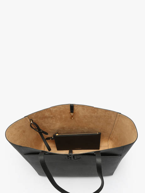 Sac Porté épaule Cameryn Cuir Lauren ralph lauren Noir cameryn 31960183 vue secondaire 3