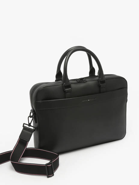Porte Documents (main) Tommy hilfiger Noir corporate AM13222 vue secondaire 1