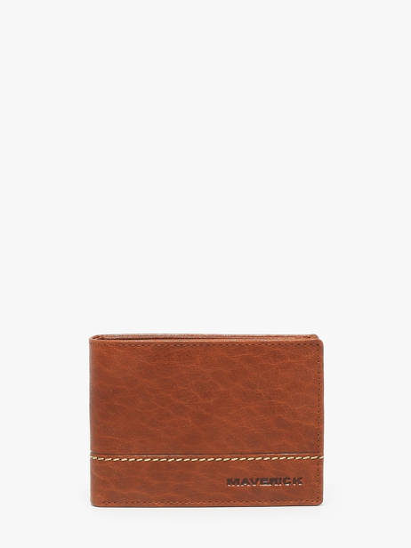 Portefeuille Porte-monnaie Cuir Maverick Marron rough gear MAVRG002