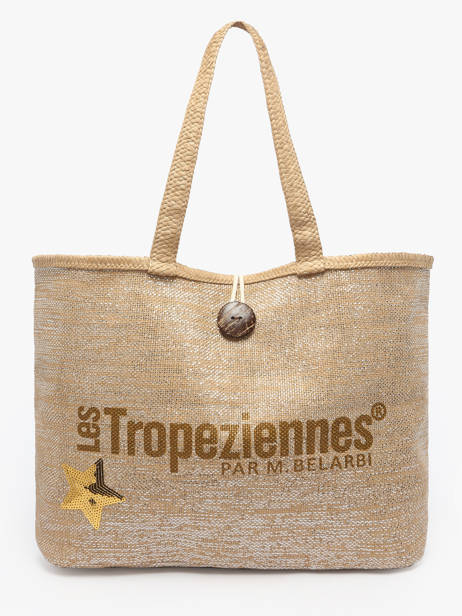 Sac Porté épaule Panama Papier Les tropeziennes Beige panama TZ01