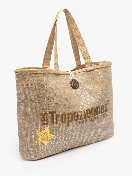 Sac Porté épaule Panama Papier Les tropeziennes Beige panama TZ01 vue secondaire 2