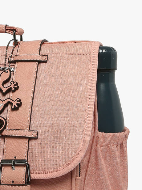 Cartable 3 Compartiments Cameleon Rose vintage color VIC-CA41 vue secondaire 5