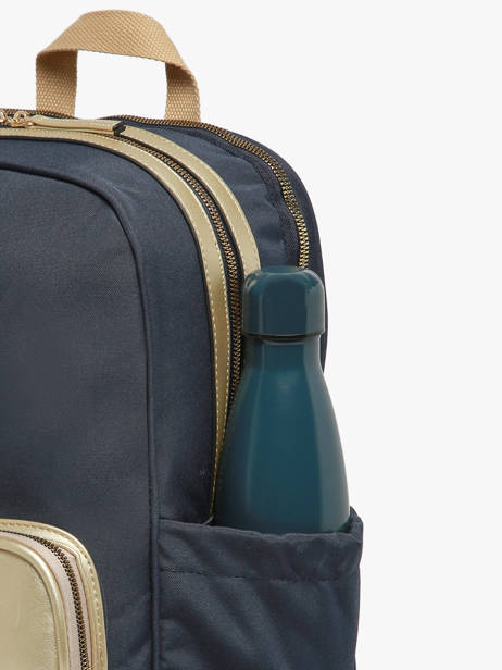 Sac à Dos 2 Compartiments Cameleon Bleu vintage fantasy SO40 vue secondaire 5