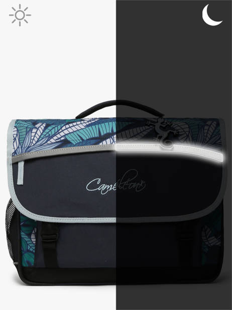 Cartable Enfant 3 Compartiments Cameleon Bleu actual CA41 vue secondaire 7