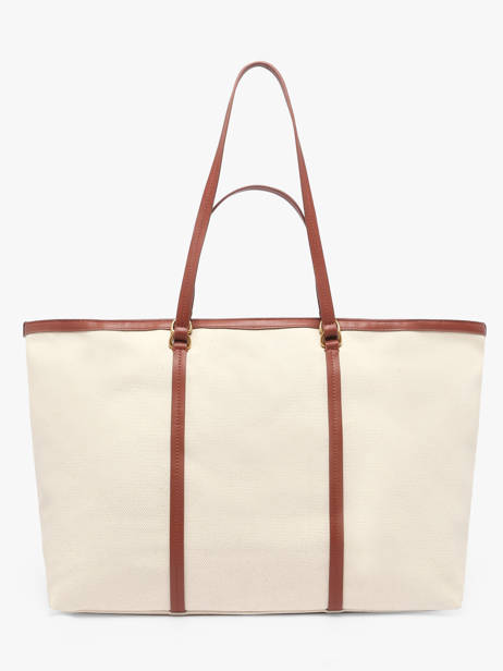 Sac Porté épaule Logo Shopper Coton Pinko Beige logo shopper 4715A2G2 vue secondaire 3