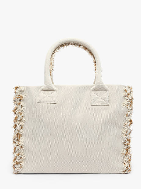 Sac Porté épaule Logo Shopper Coton Pinko Beige logo shopper A1X1 vue secondaire 4