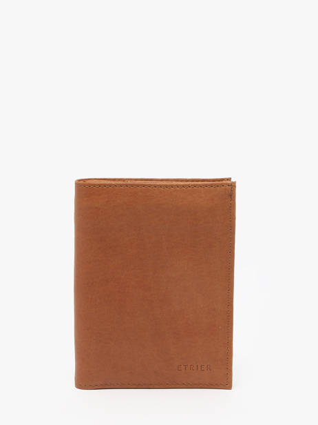 Portefeuille Oil Cuir Etrier Marron oil EOIL140