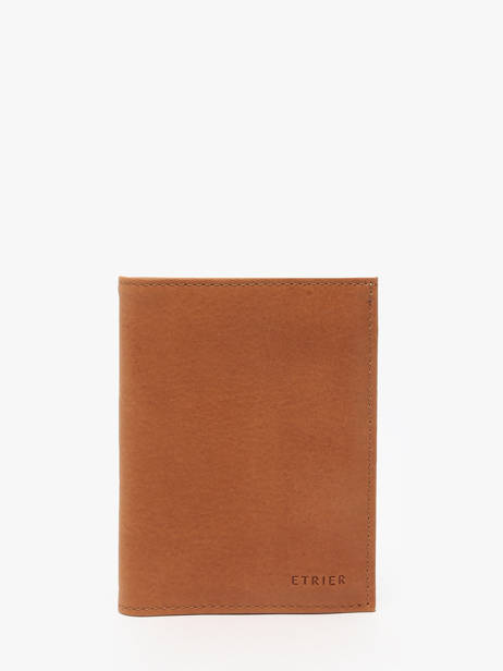 Portefeuille Porte-monnaie Oil Cuir Etrier Marron oil EOIL142