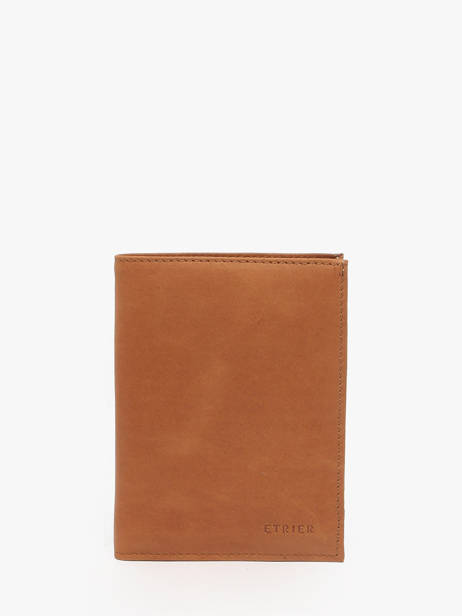Portefeuille Porte-monnaie Oil Cuir Etrier Marron oil EOIL247