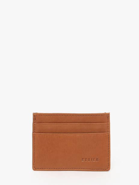 Porte-cartes Oil Cuir Etrier Marron oil EOIL011