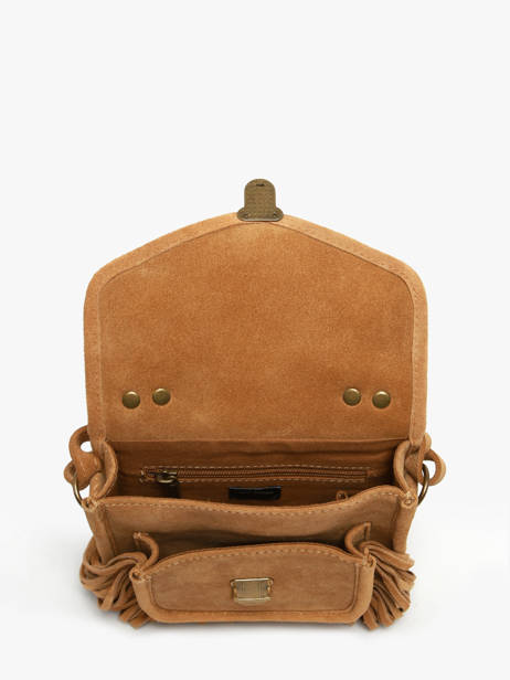Sac Bandoulière Folk Cuir Paul marius Marron folk GEORXFOL vue secondaire 2