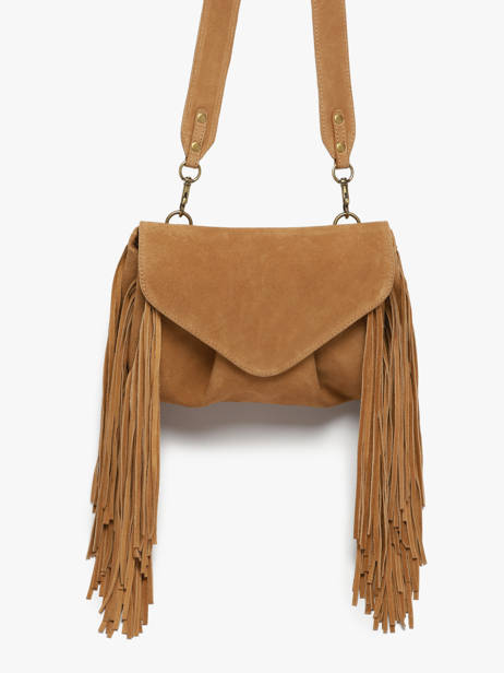 Sac Bandoulière Suzon M Folk Cuir Paul marius Marron folk SUZOMFOL vue secondaire 1