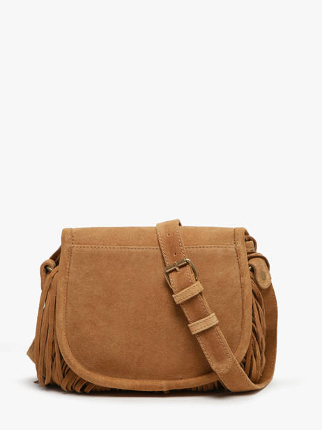 Sac Bandoulière Le Bohémien Folk Cuir Paul marius Marron folk BOHEMFOL vue secondaire 3