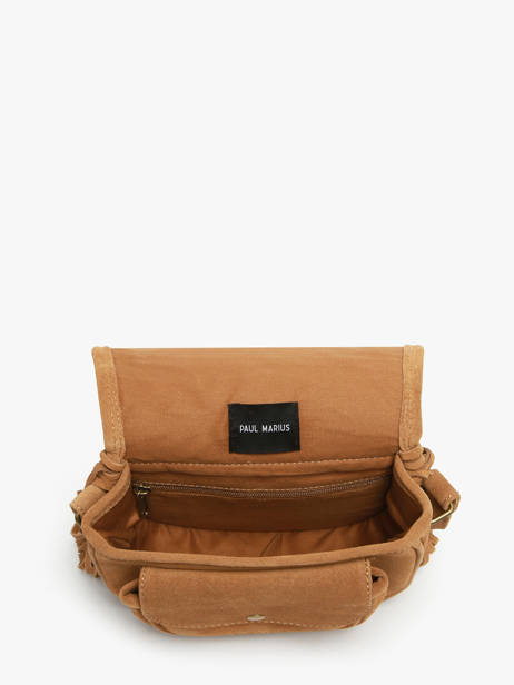 Sac Bandoulière Le Bohémien Folk Cuir Paul marius Marron folk BOHEMFOL vue secondaire 2