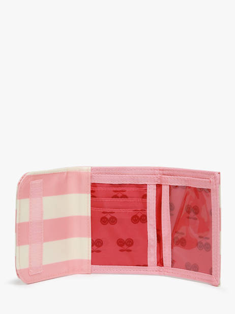 Portefeuille Butterfly Stripe Jeune premier Rose daydream girls G vue secondaire 1