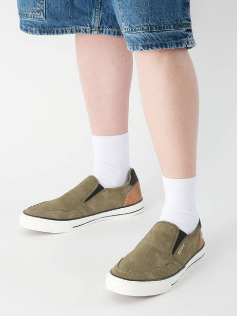 Sneakers Mustang Vert men 4198402 vue secondaire 1