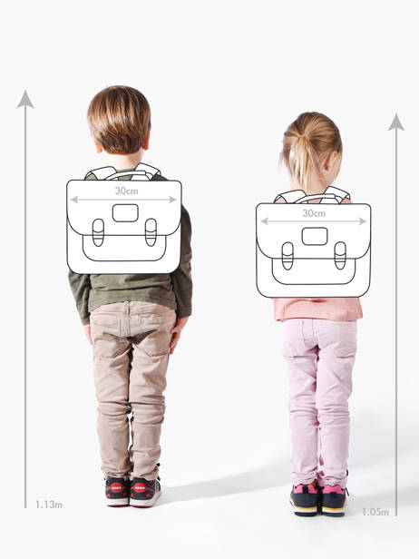 Cartable 1 Compartiment Tann's Multicolore les fantaisies f 35267 vue secondaire 1