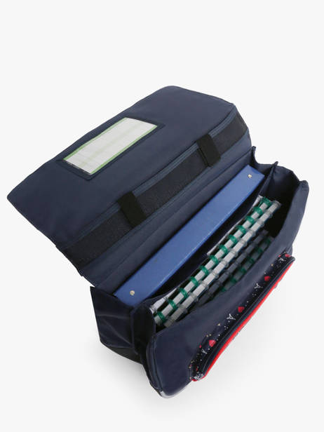 Cartable à Roulettes 2 Compartiments Tann's Bleu les fantaisies f 42321 vue secondaire 3