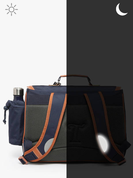 Cartable 2 Compartiments Tann's Bleu les fantaisies g 33111 vue secondaire 5