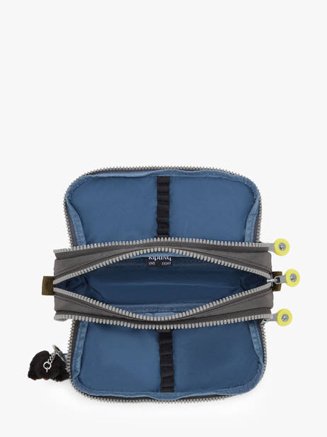Trousse 3 Compartiments Kipling Gris back to school K13564 vue secondaire 1