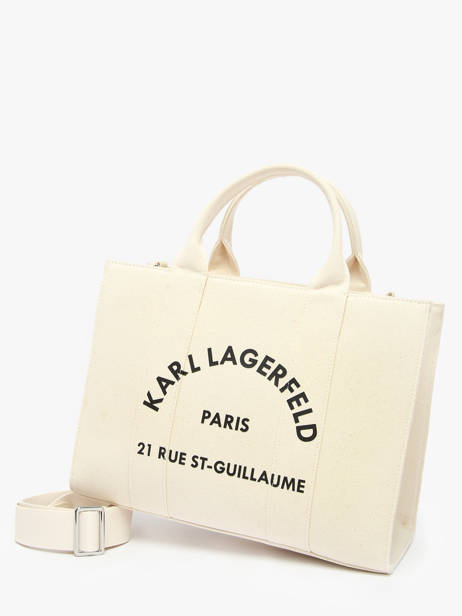 Sac Porté Main Rsg Coton Karl lagerfeld Blanc rsg A1W50010 vue secondaire 2