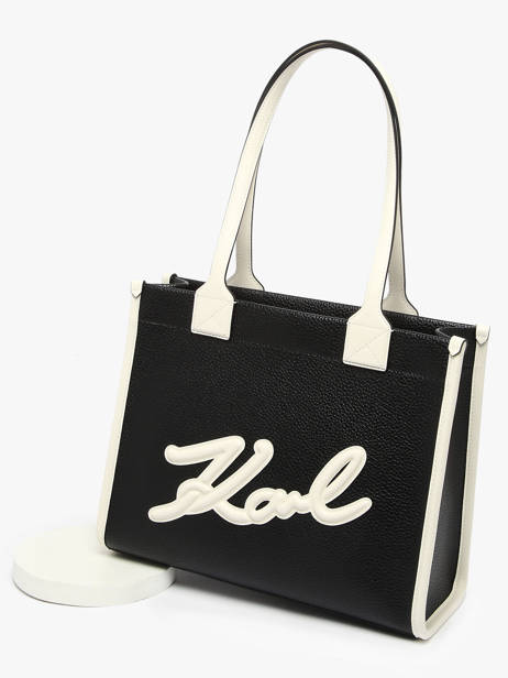 Sac Porté épaule K Skuare Polyurethane Karl lagerfeld Noir k skuare A1W30042 vue secondaire 2