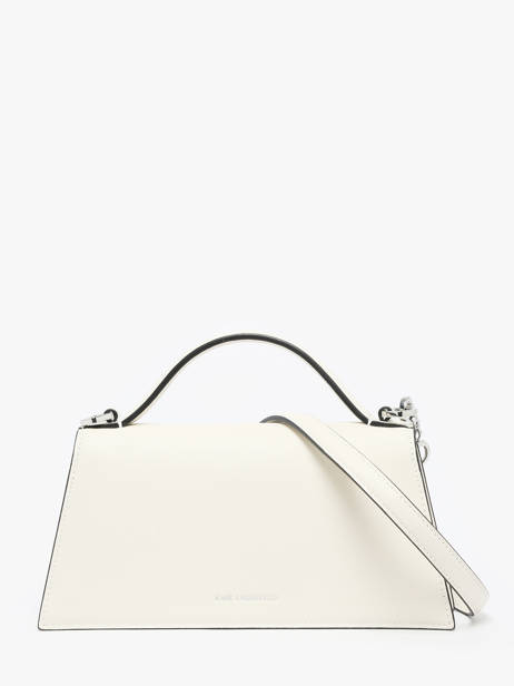 Sac Bandoulière K Signature Cuir Karl lagerfeld Beige k signature A1W30458 vue secondaire 4