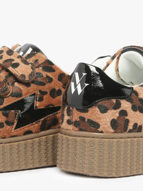 Sneakers Odelia Vanessa wu Marron women BK2802LP vue secondaire 3